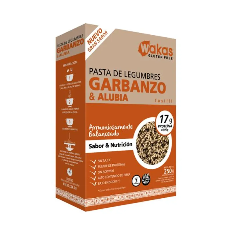 WAKAS PASTA DE GARBANZOS & ALUBIA badian WAKAS PASTA DE GARBANZOS & ALUBIA - Imagen 1